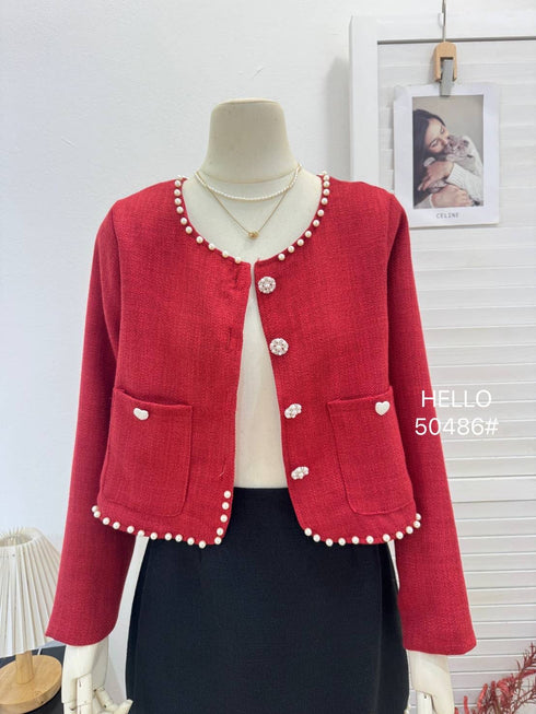 HELLO FASHION High End Tweed Co-Ord Sets